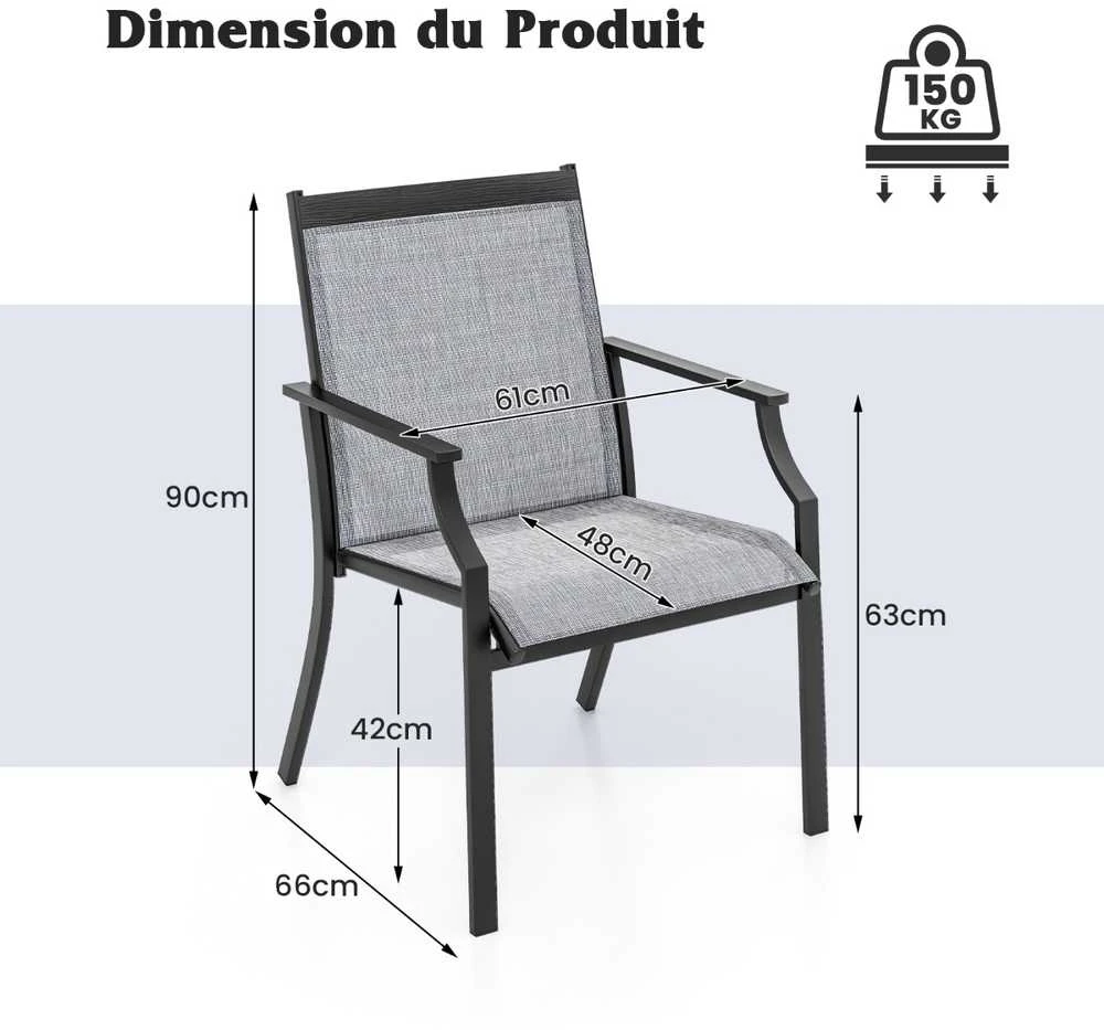 Promotions Sodo kėdės, 68x61x90 cm, mėlyna