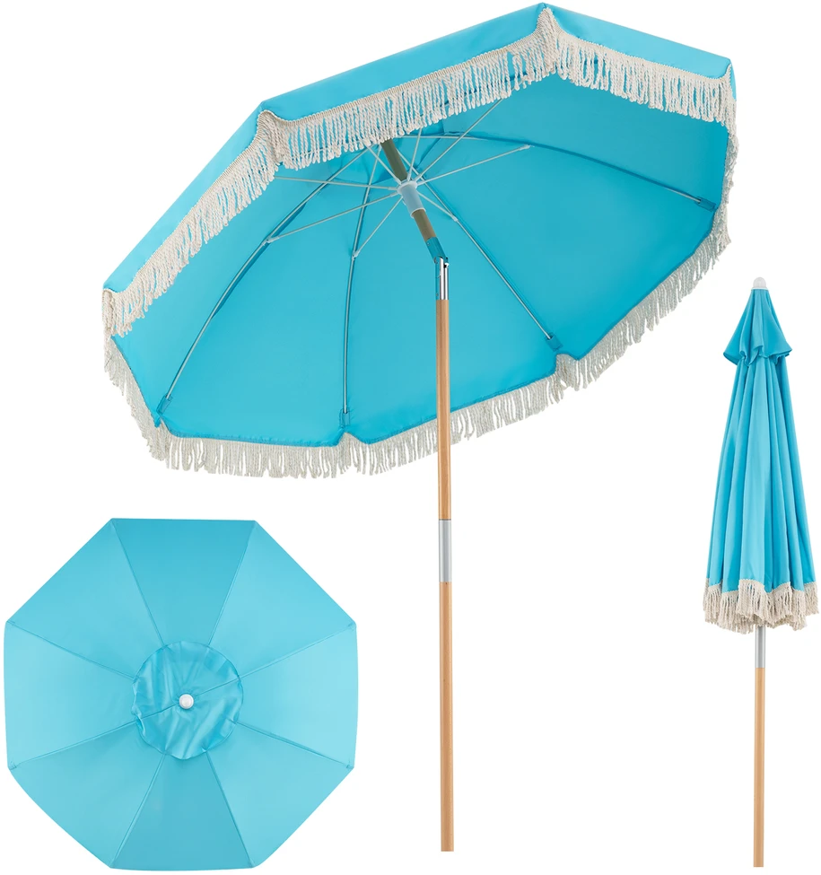 Promotions Sodo skėtis 270x270x225 cm Mėlynas poliesterio audinys
