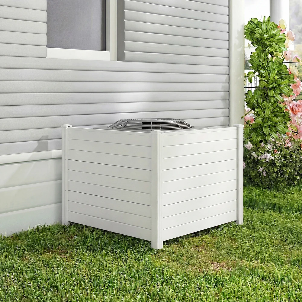 Promotions Sodo tvora L formos 2 vnt. 122x30 cm balta