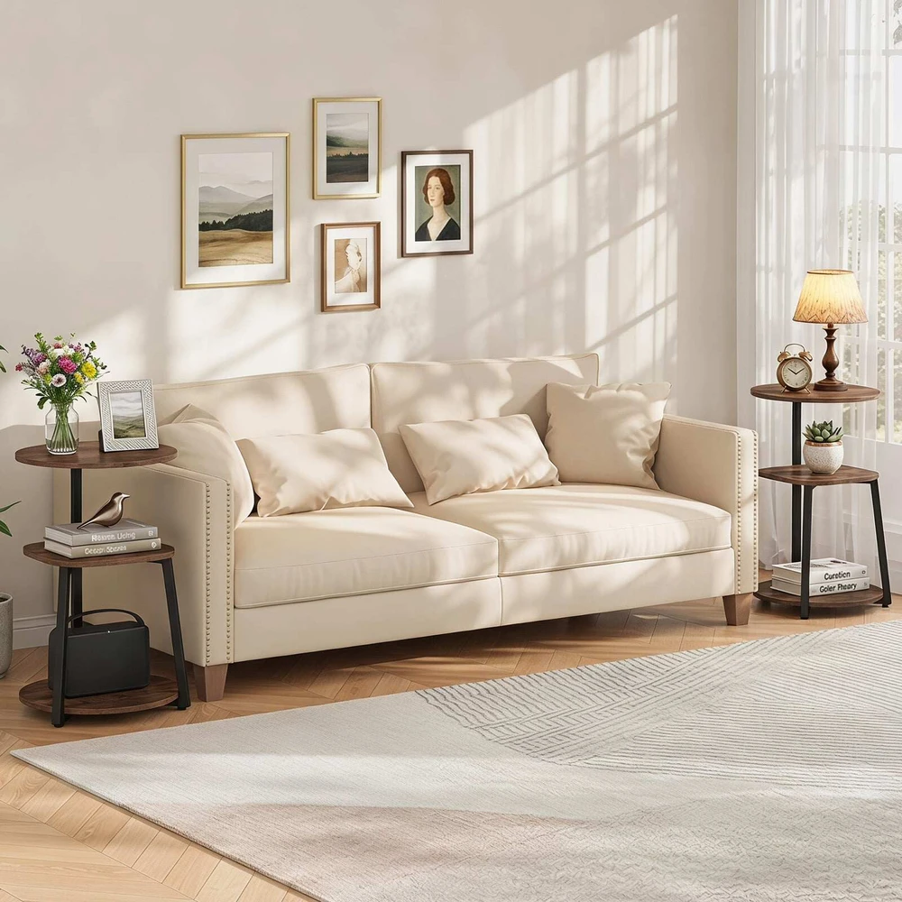 Promotions Šoniniai stalai, 2 vnt., 42,5x42,5x61 cm, rudi