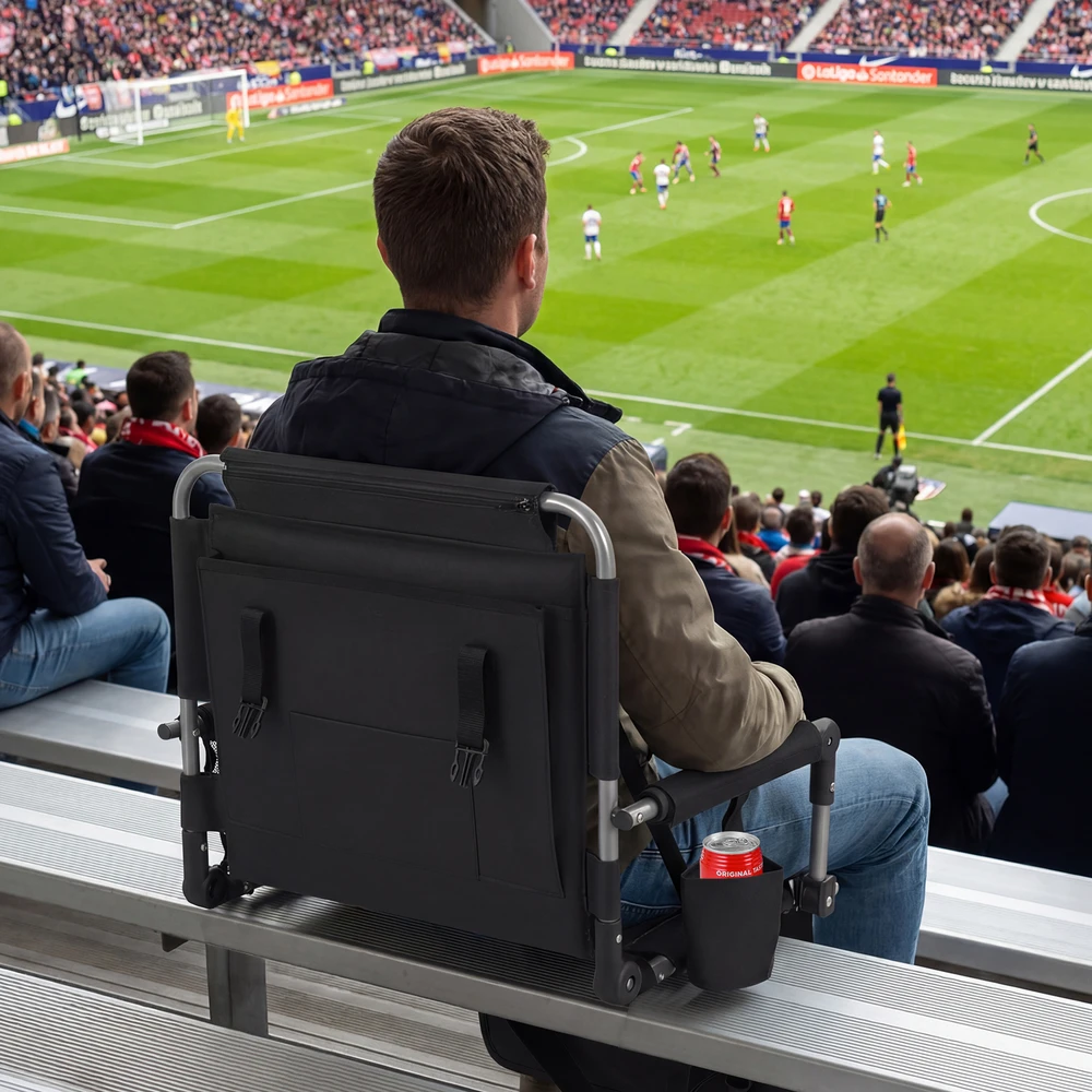 Promotions Stadium sėdynė 54x43x44 cm Pilka sulankstoma, su daiktadėže