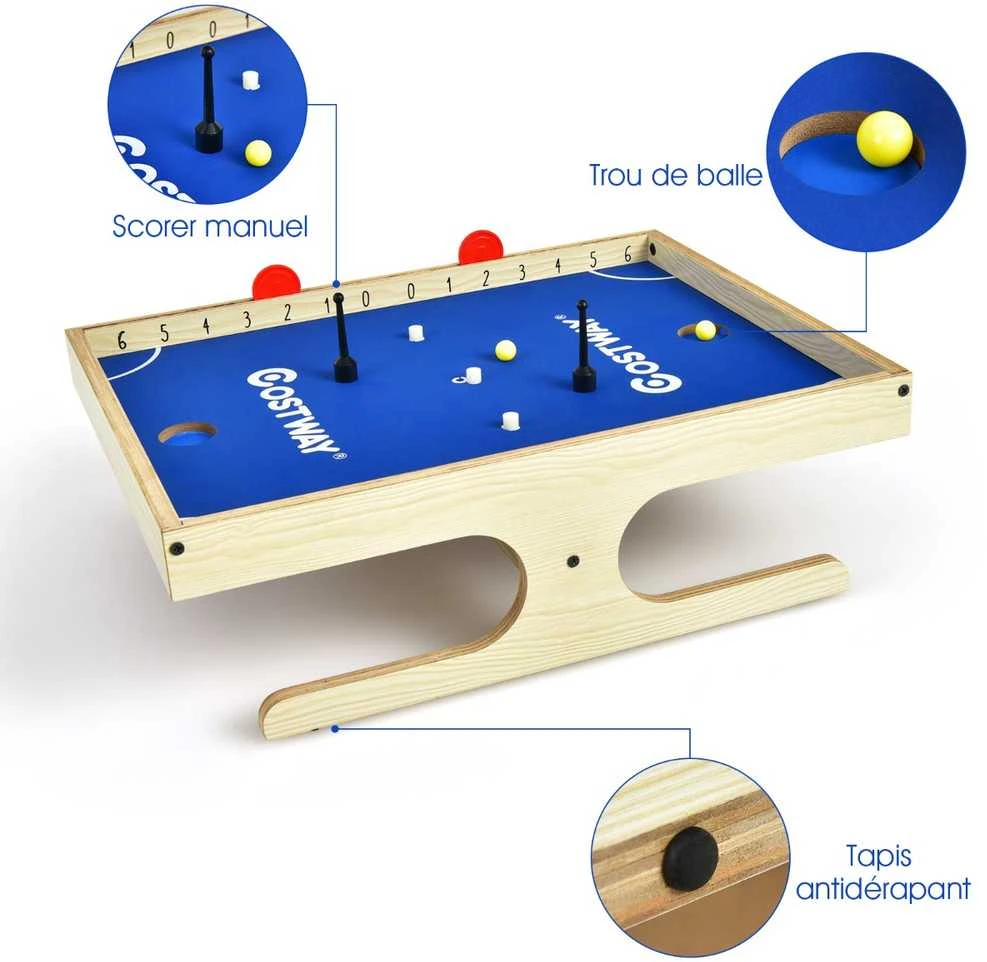Promotions Stalo žaidimas, Mini magnetinis stalo futbolas, 45x33,5x14 cm, Mėlynas