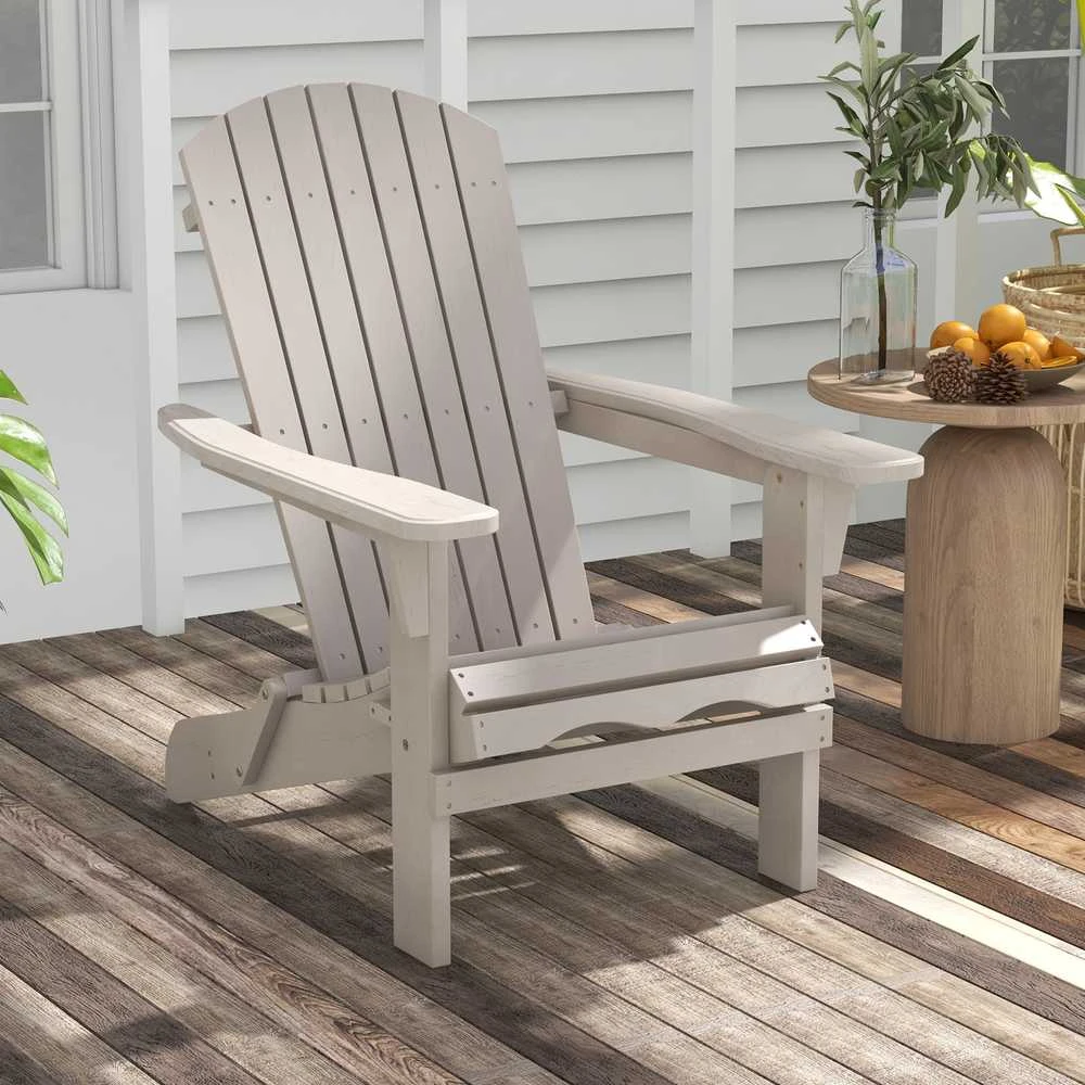 Promotions Sulankstoma Adirondack kėdė, 88,9x71,1x94 cm, pilka