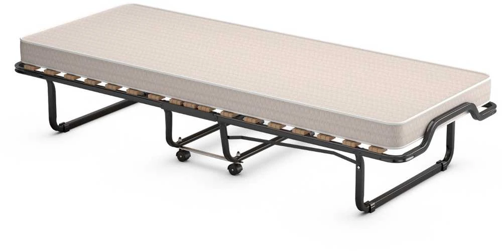 Promotions Sulankstoma lova, 200x80x40 cm, juoda, mėlyna