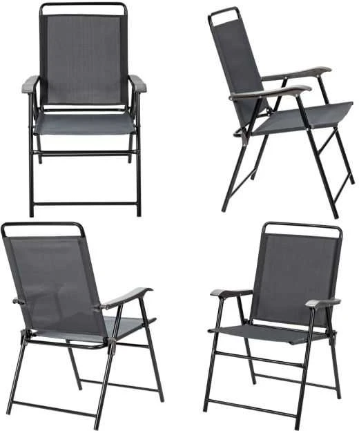Promotions Sulankstomas kėdė, 53x63x92 cm, Pilka