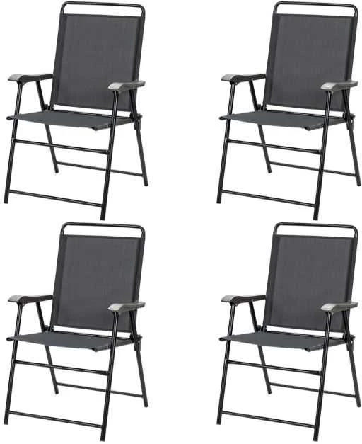 Promotions Sulankstomas kėdė, 53x63x92 cm, Pilka