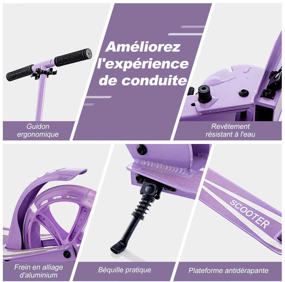 Promotions Sulankstomas paspirtukas, 88x35x96 cm, violetinis