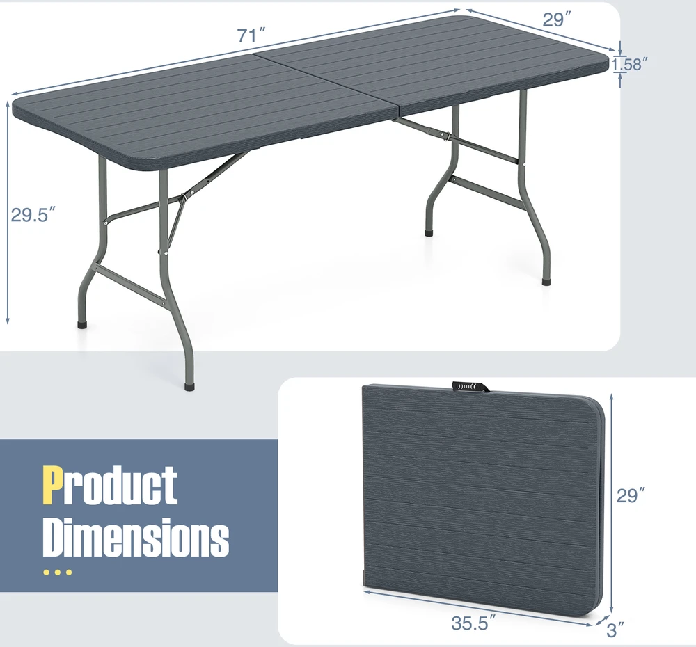 Promotions Sulankstomas stalas 180,3x73,7x75 cm kavos