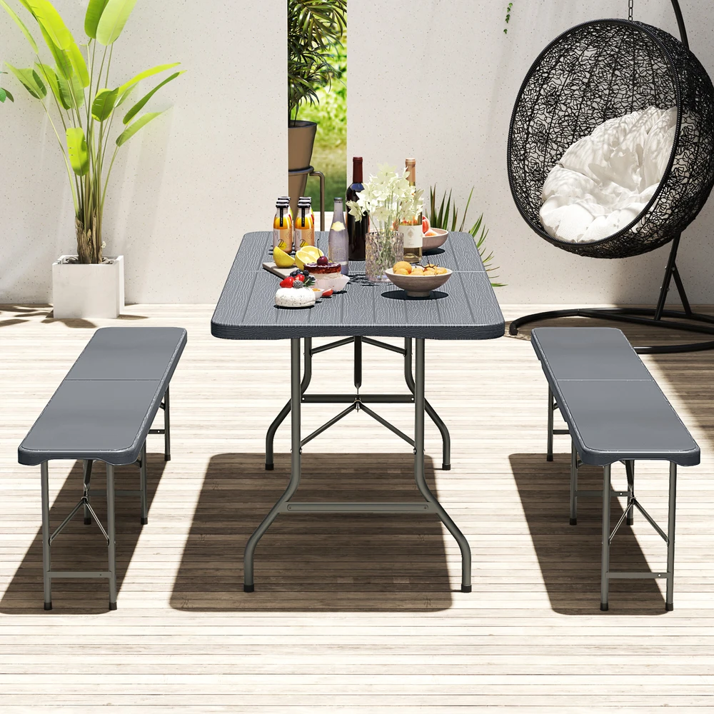 Promotions Sulankstomas stalas 180,3x73,7x75 cm kavos