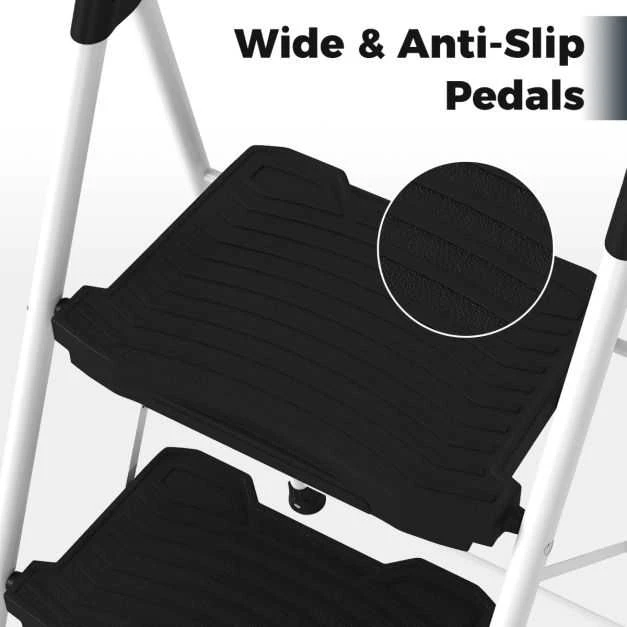 Promotions Sulankstomos kopėčios, 72x45x102 cm, juoda, anglinis plienas