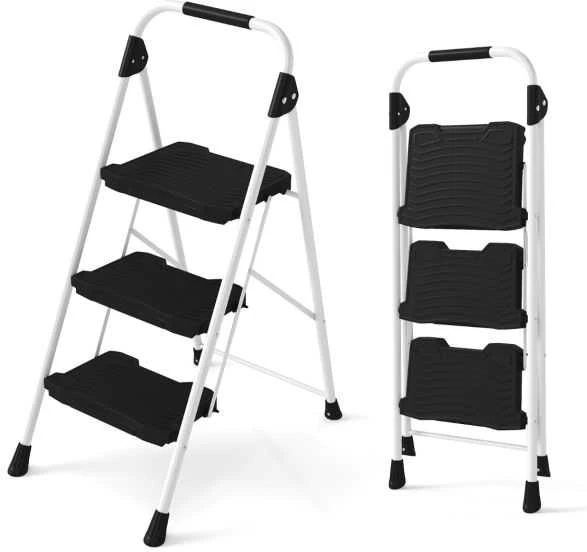 Promotions Sulankstomos kopėčios, 72x45x102 cm, juoda, anglinis plienas