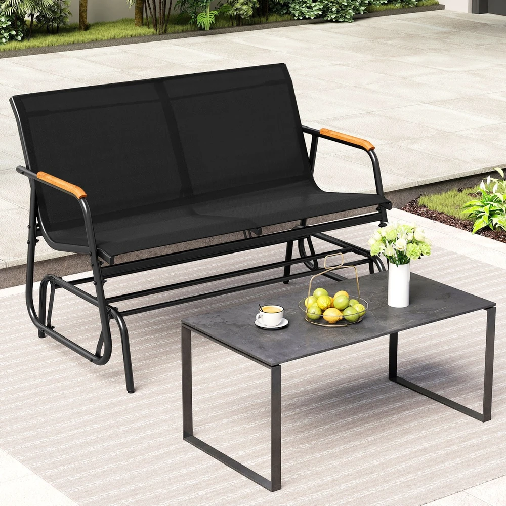 Promotions Supamasis suolas 74x115x84 cm Pilkas metalas, audinys, ąžuolo mediena