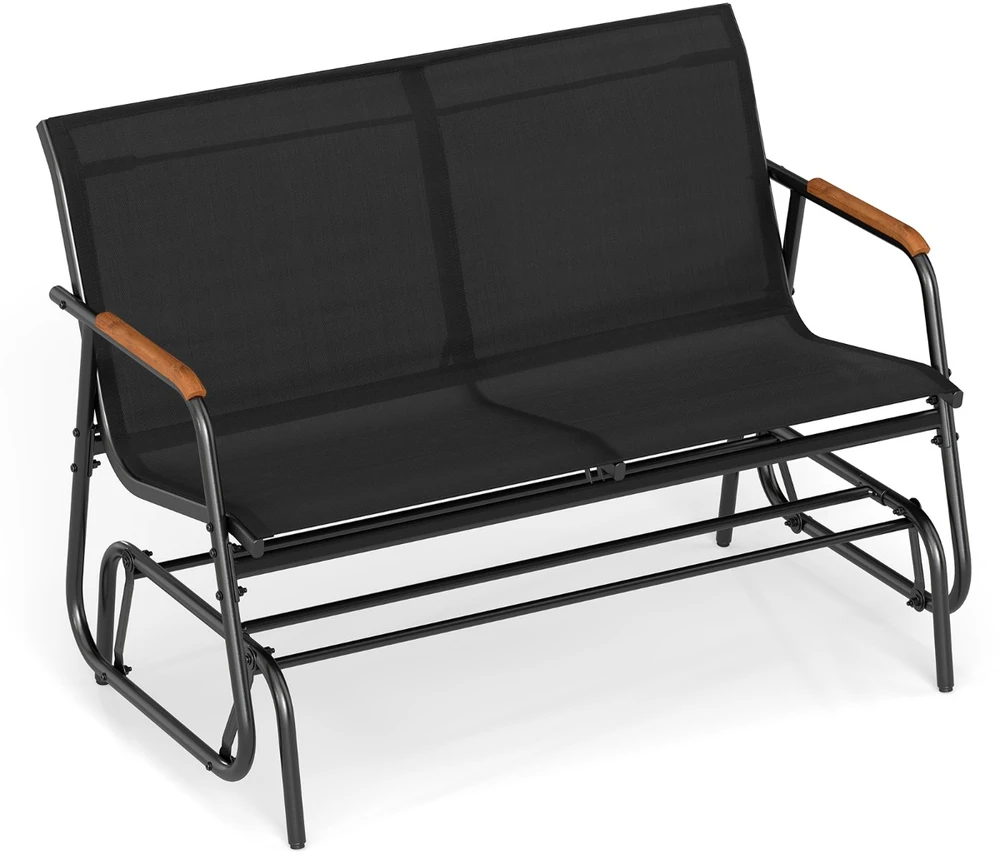 Promotions Supamasis suolas 74x115x84 cm Pilkas metalas, audinys, ąžuolo mediena