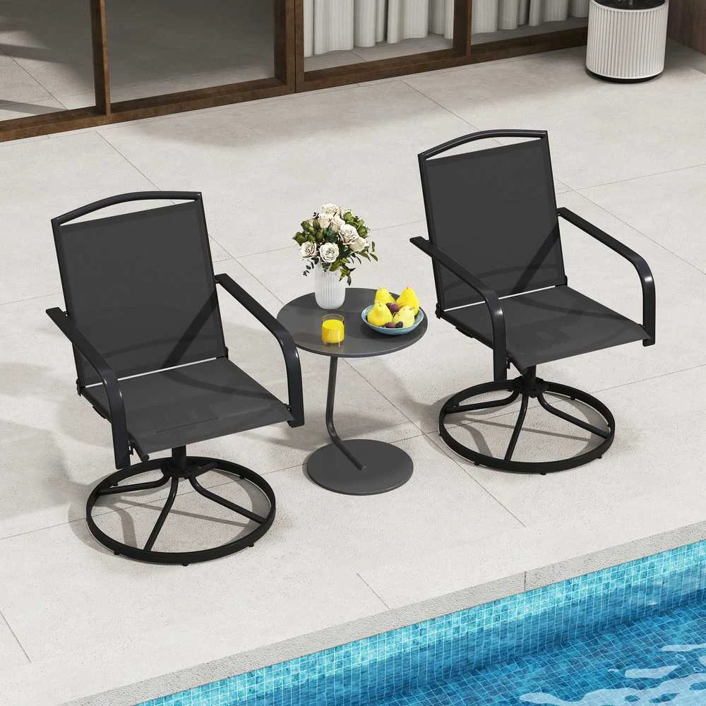 Promotions Sūpoles krēsli, 66x56x92,5 cm, melnas krāsas