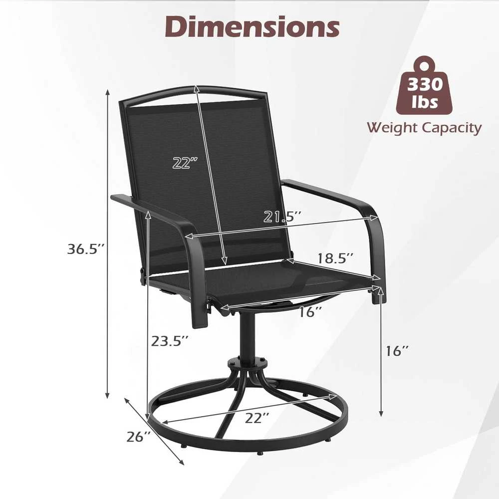 Promotions Sūpoles krēsli, 66x56x92,5 cm, melnas krāsas