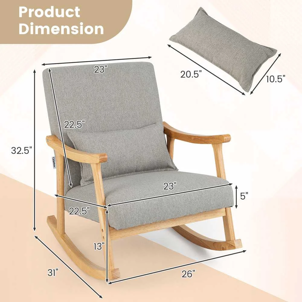 Promotions Supamas kėdė, apmušta, 78,7x66x82,6 cm, pilka