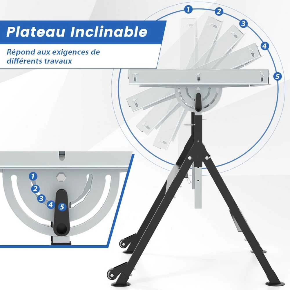 Promotions Suvirinimo stalas, 76x51 cm, Juodas