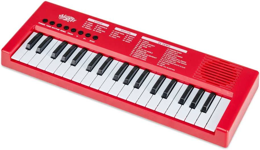 Promotions Vaikiška pianino klaviatūra, 37 klavišai, 40.6x15.2x3.8 cm, raudona, ABS