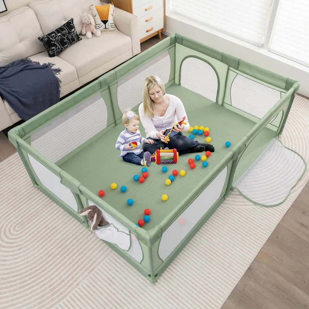 Promotions Vaikiška žaidimų aikštelė 206x147x68,5 cm Pilka Oksfordo audinys