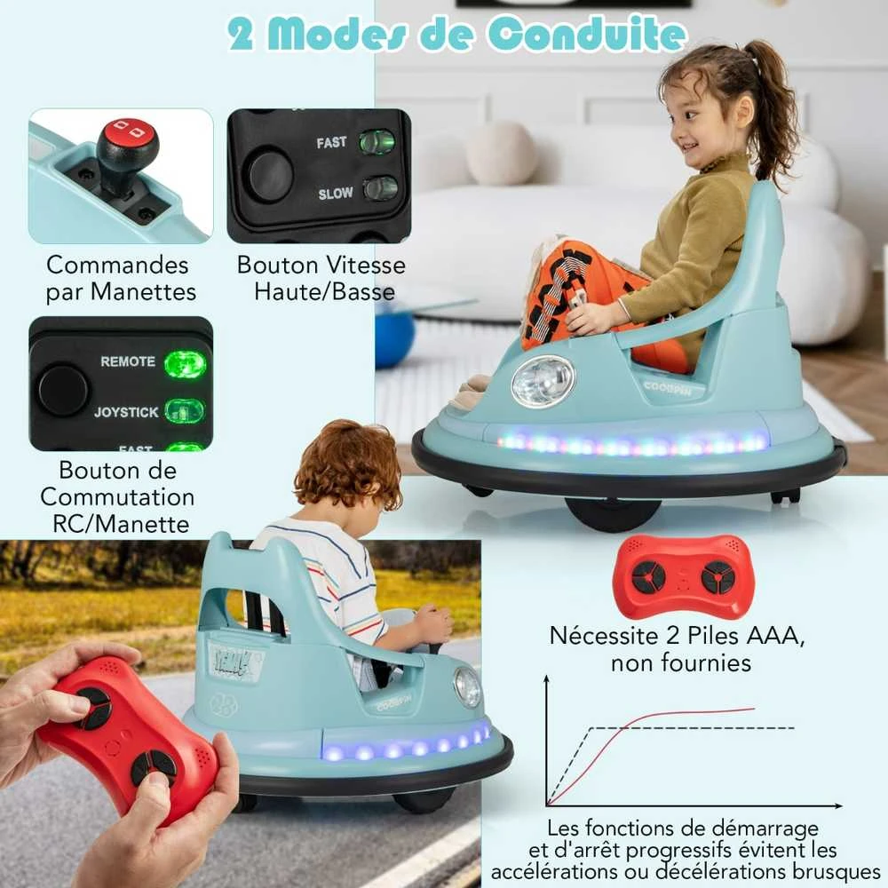 Promotions Vaikiškas elektromobilis, 67x64.5x48.5 cm, mėlynas, elektrinis važiuojamasis žaislas