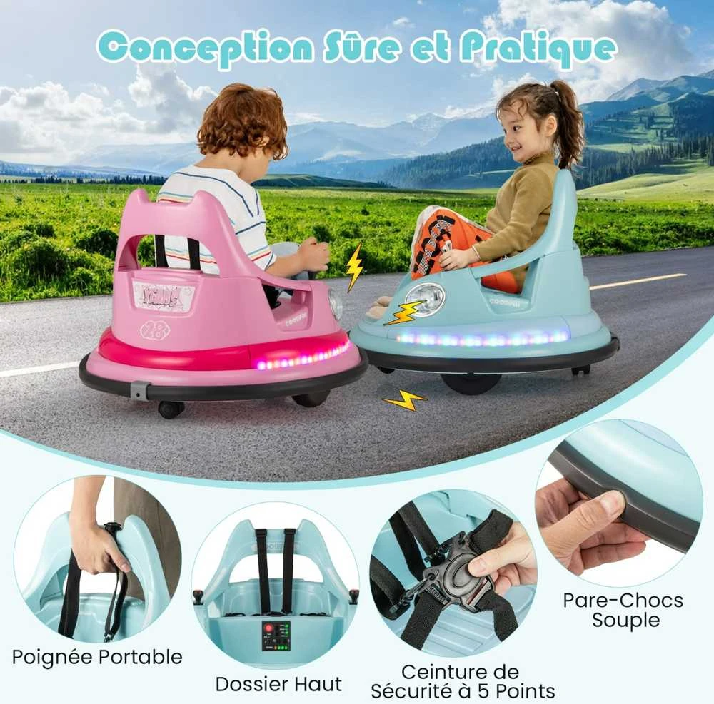 Promotions Vaikiškas elektromobilis, 67x64.5x48.5 cm, mėlynas, elektrinis važiuojamasis žaislas
