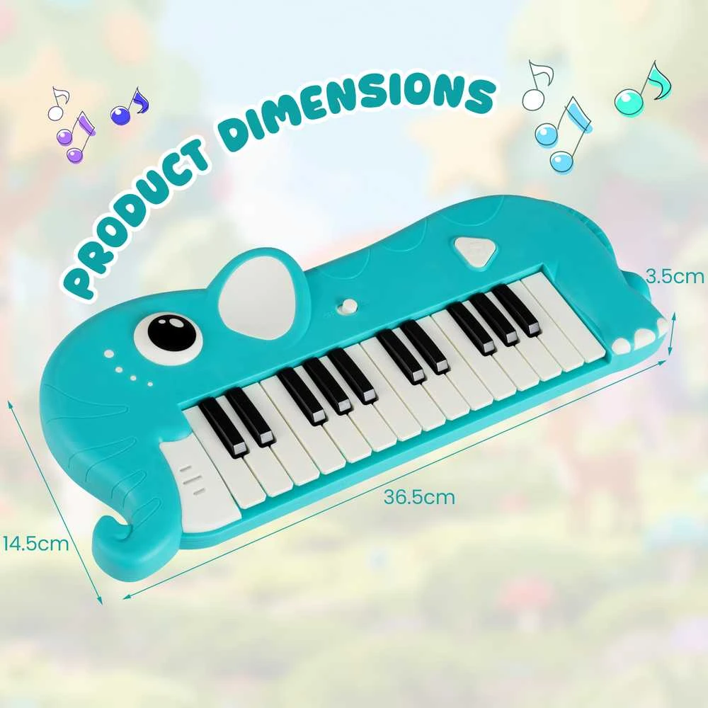 Promotions Vaikiškas pianinas, 36.5x14.5x3.5 cm, mėlynas, žaislas