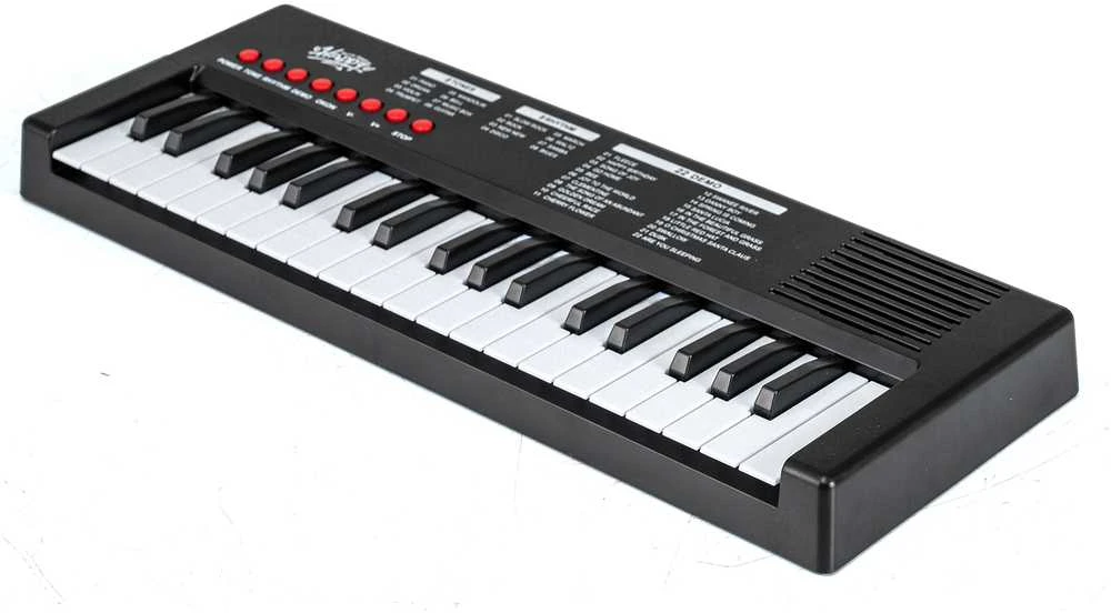 Promotions Vaikiškas pianinas, 37 klavišai, 40.6x15.2x3.8 cm, juodas, ABS