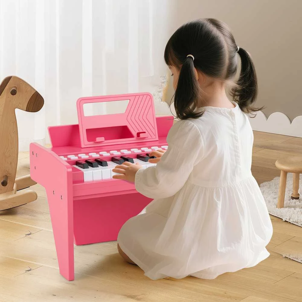 Promotions Vaikiškas pianinas, 38x23x27 cm, rožinis, skaitmeninis žaislas