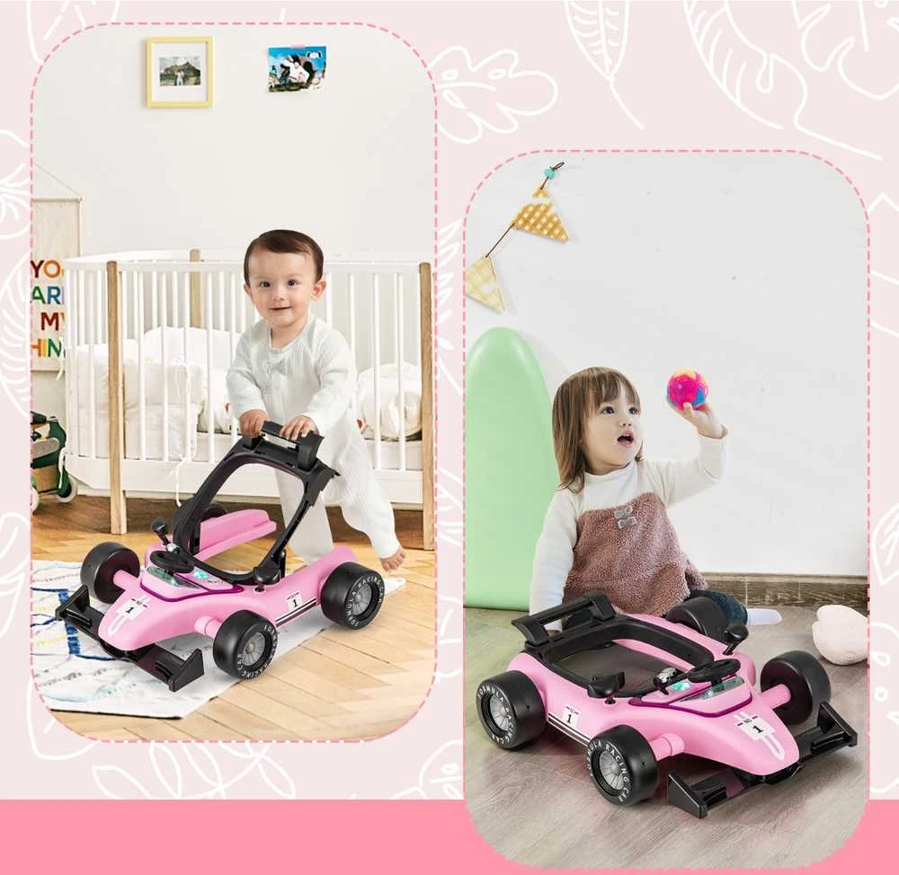 Promotions Vaikiškas vaikštynė, sulankstoma 4 viename, reguliuojamas aukštis, 73x61x55,5 cm, violetinė