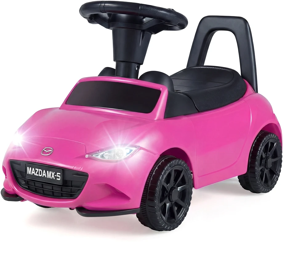 Promotions Vaikiškas važiuojamas automobilis 65x29x37 cm rožinis, su daiktadėže
