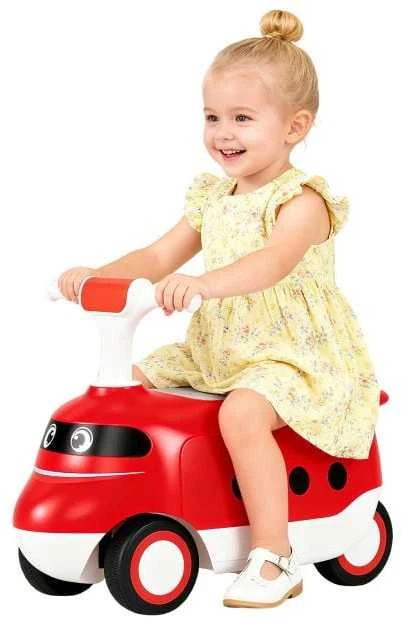 Promotions Vaikiškas stumdomas automobilis, 50x25x40 cm, baltos ir žalios spalvos