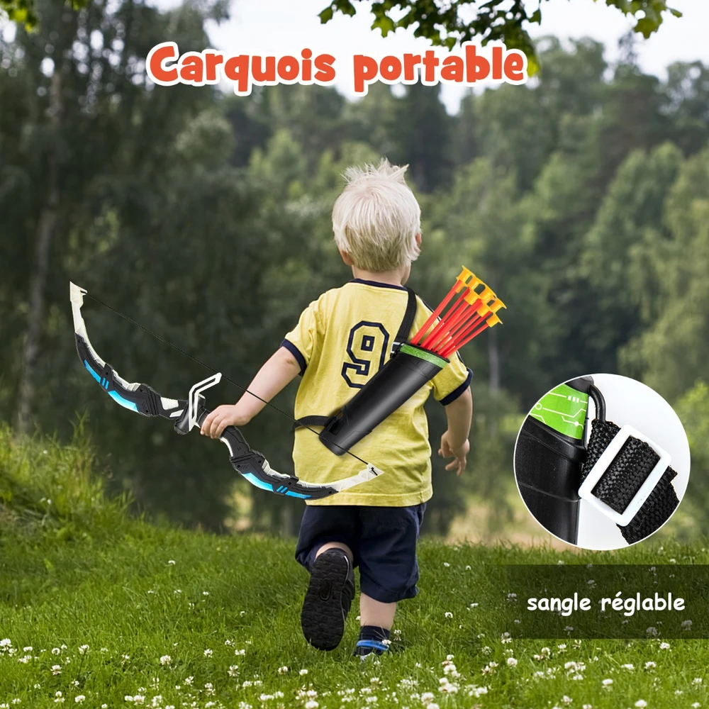 Promotions Vaikiškos lankas ir strėlės rinkinys, 2 vnt., mėlyna/žalia