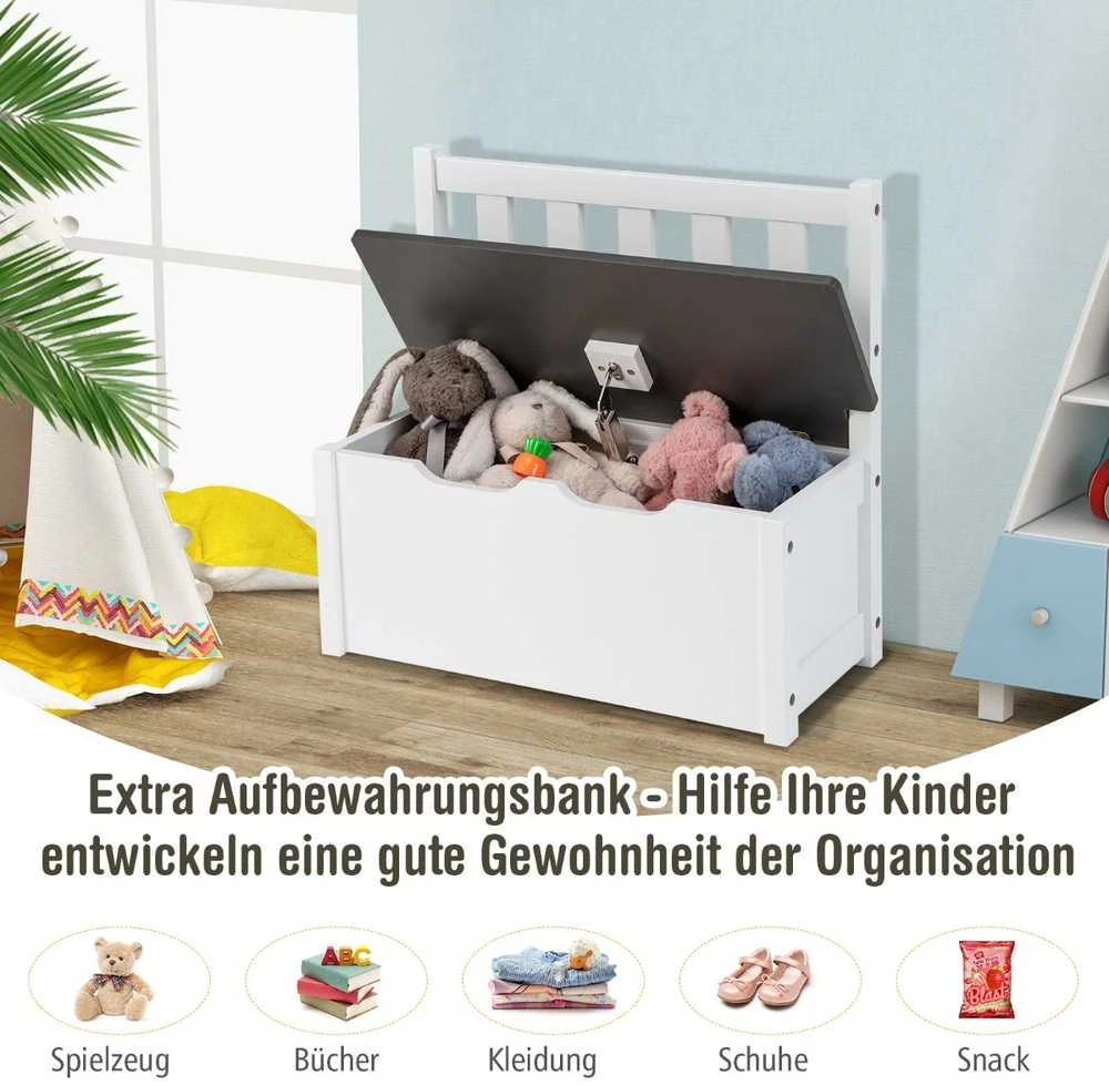 Promotions Vaikų veiklos stalo rinkinys, 70x48x50 cm, natūrali pilka