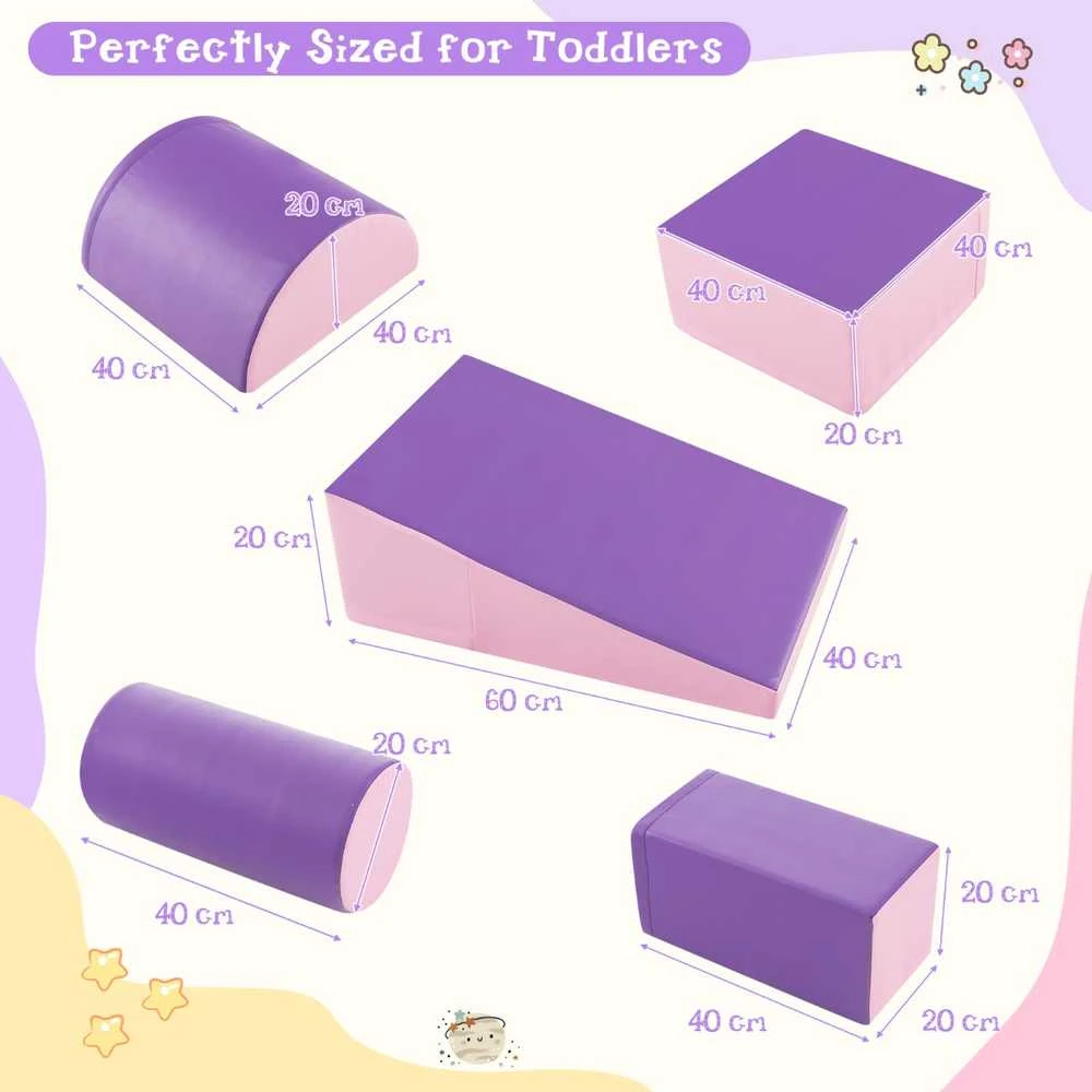 Promotions Vaikų žaidimų rinkinys, 39.9x39.9x20.3 cm, violetinis