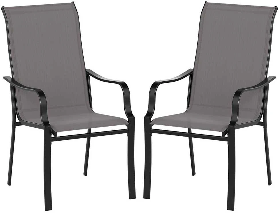 Promotions Valgomojo kėdžių rinkinys, Giantex, 56x73x101 cm, ruda juoda