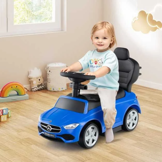 Promotions Važiuojamas stumdukas, 84x39x90 cm, tamsiai mėlynas