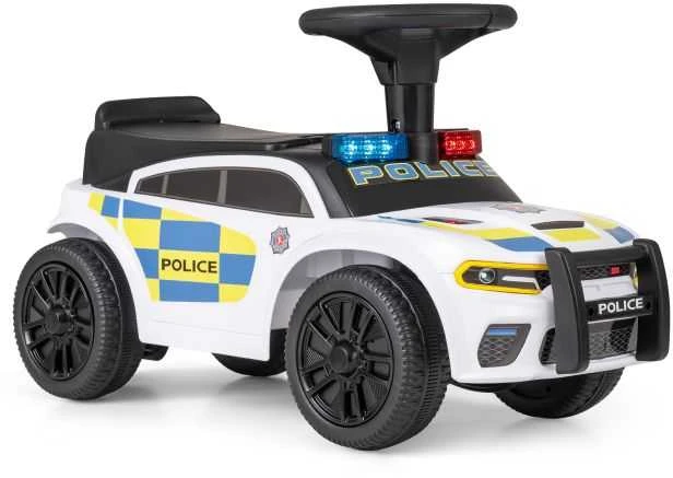 Promotions Važiuojamasis automobilis, policija, 63x30x36 cm, balta
