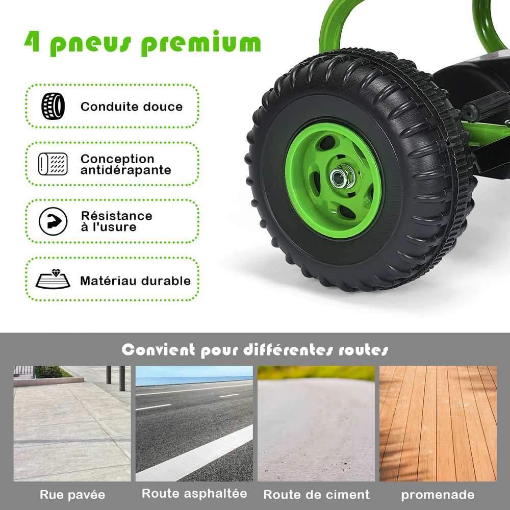 Promotions Važiuoklė su pedalais, 91.4x50.8x53.3 cm, žalia