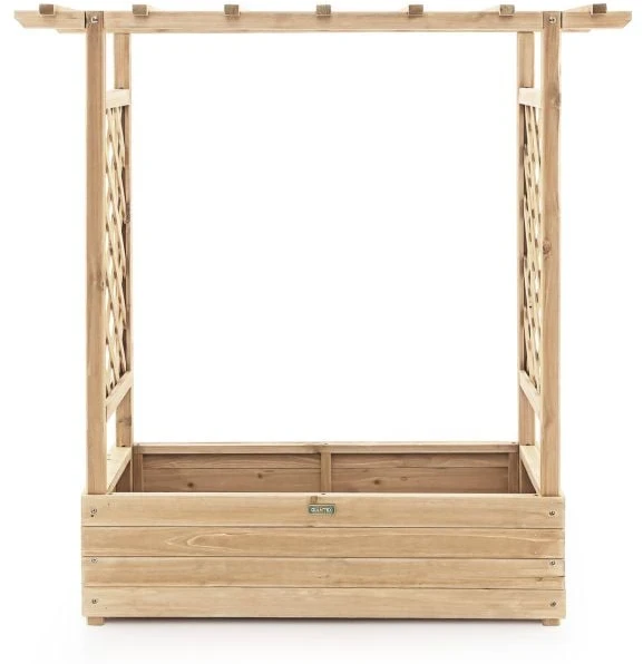 Promotions Vazonas su treliažu ir stogu 110x44x113,5 cm natūralus