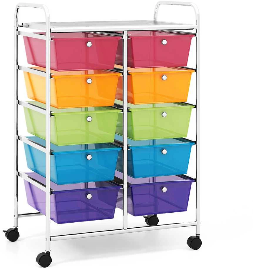 Promotions Veleninis sandėliavimo vežimėlis, 66x36.8x86.4 cm, daugiaspalvis