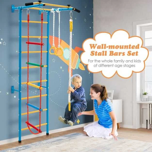 Promotions Vidaus sporto salė, 110x83x220 cm, Mėlyna ir Geltona