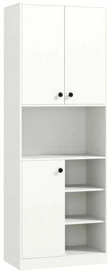 Promotions Virtuvės sandėliavimo spinta, 60x33x166 cm, balta