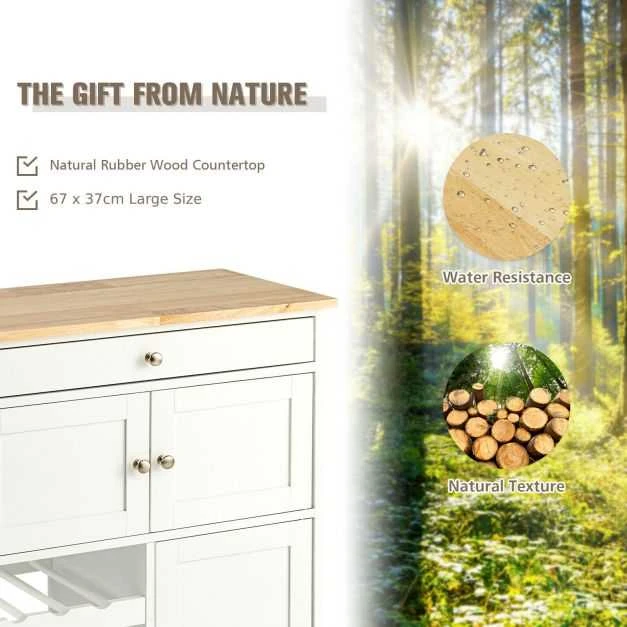 Promotions Virtuvės vežimėlis, 67,3x36,8x86,4 cm, Rudas