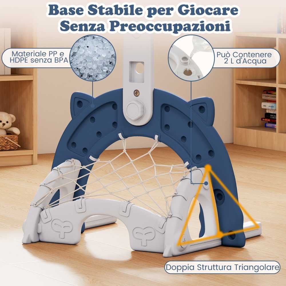 Promotions Reguliuojamo aukščio vaikų veiklos žaidimų rinkinys, 64-125 cm, mėlynas