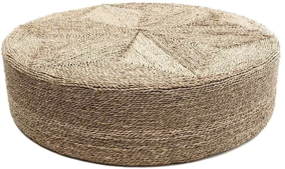 Bazaar Pufas, Didelis, 1x1x0.25 m, Natūralios spalvos