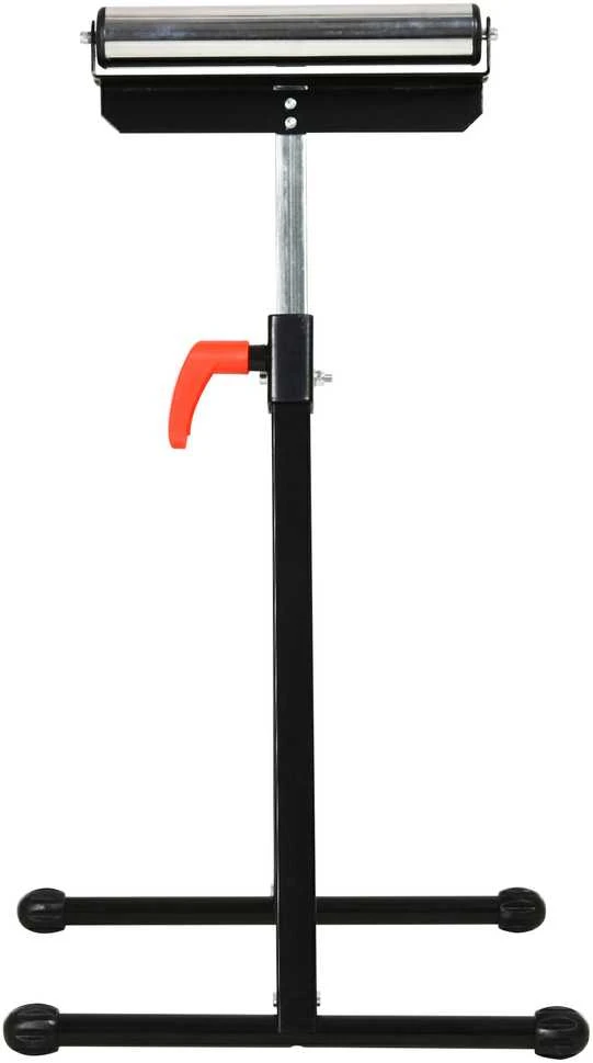 HOMCOM ritininis stovas, reguliuojamo aukščio atraminis stovas, iki 90 kg apkrova, metalinis, juodas, 44x50x68-110 cm
