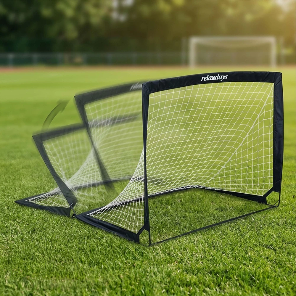 Relaxdays 2 vnt. sulankstomi futbolo vartai