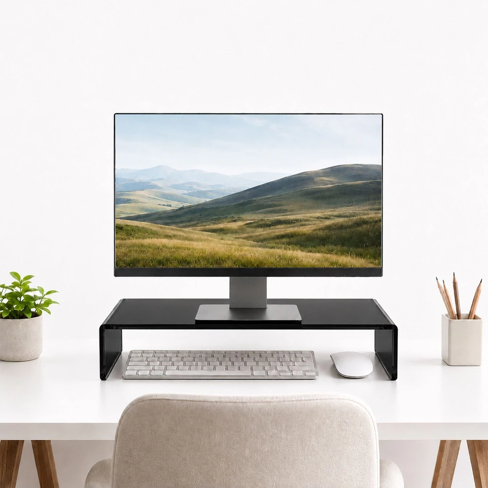 Relaxdays Akrilinis monitoriaus stovelis