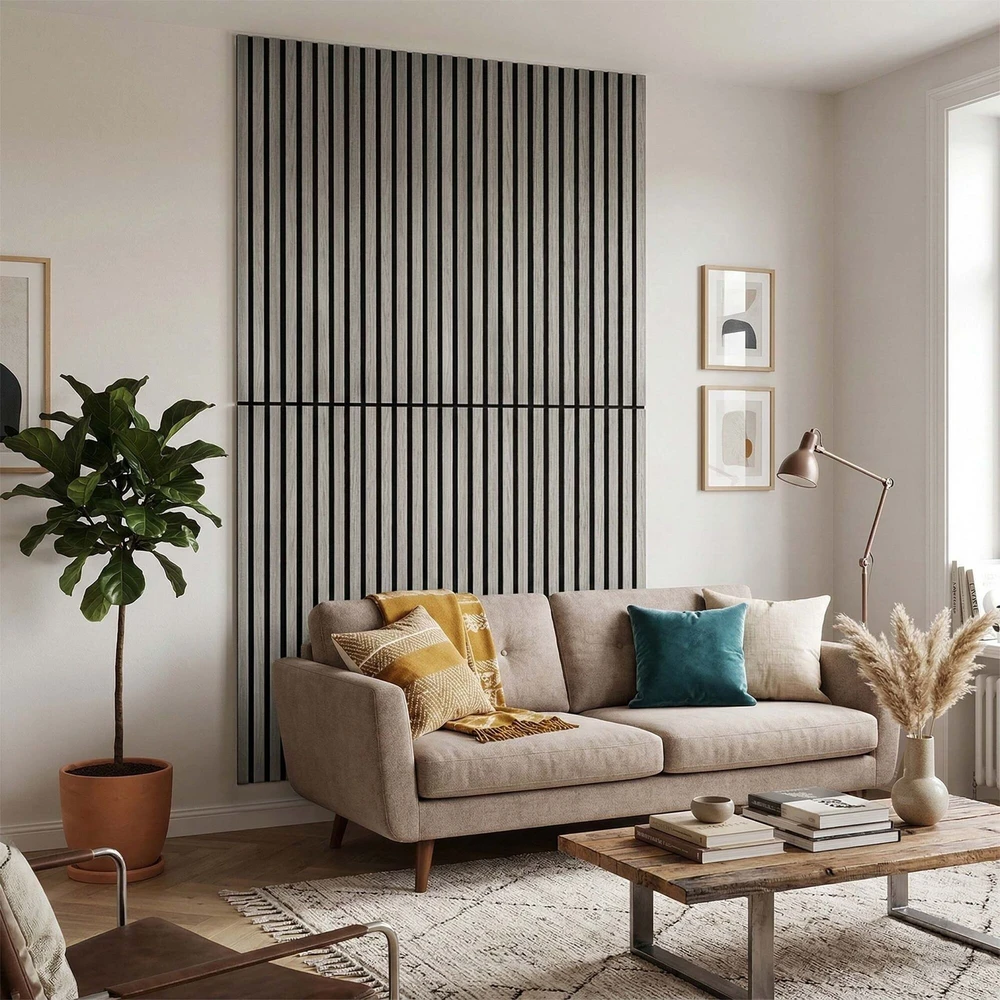 Relaxdays Akustinių plokščių rinkinys, 120 x 60 cm