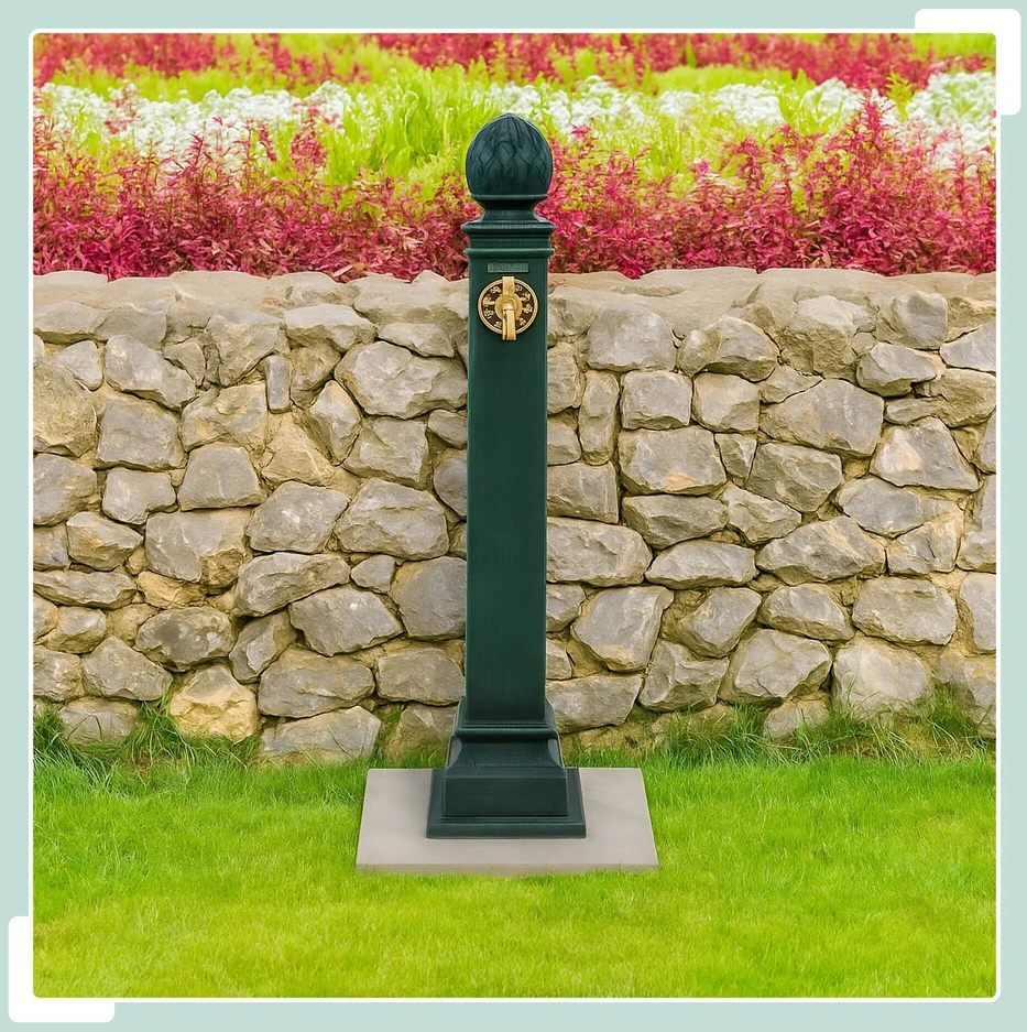 Relaxdays Antikvarinis koloninis fontanas 80 cm